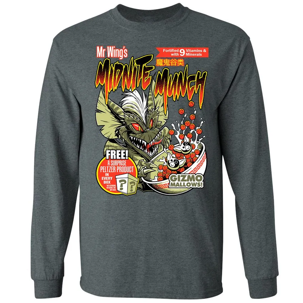 Long Sleeve T-Shirt - XCJNU71G - Dark Heather - 15