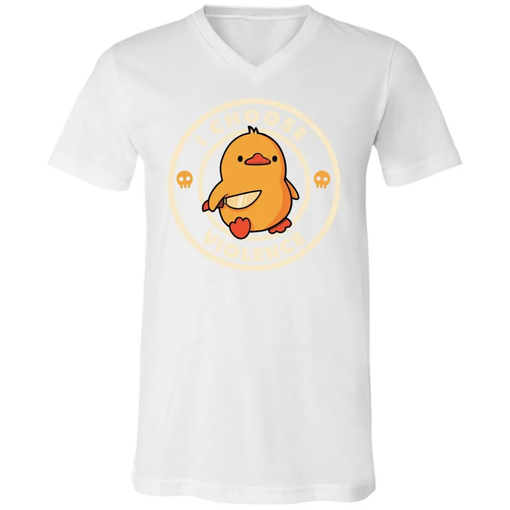 Unisex V-Neck T-Shirt - K9V2VAXA - White - 5