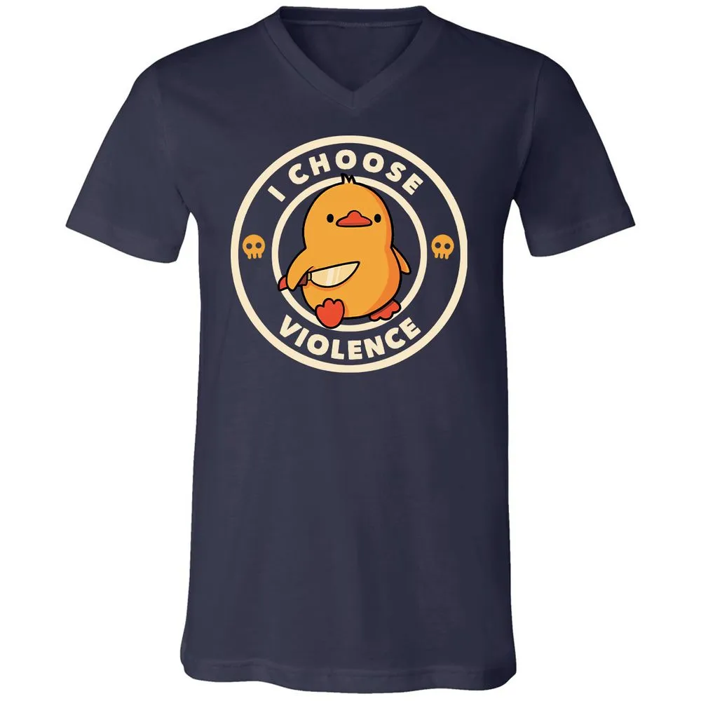 Unisex V-Neck T-Shirt - K9V2VAXA - Navy - 2