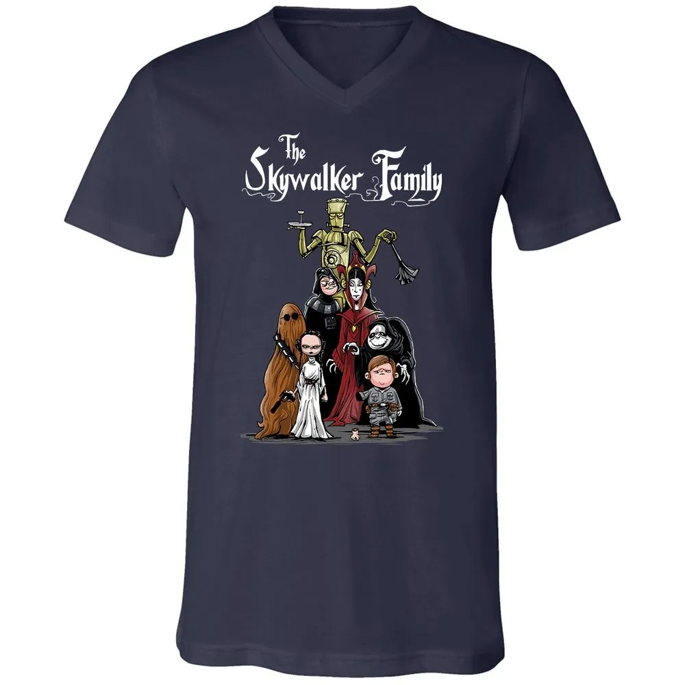 Unisex V-Neck T-Shirt - G32X6R1R - Navy - 2