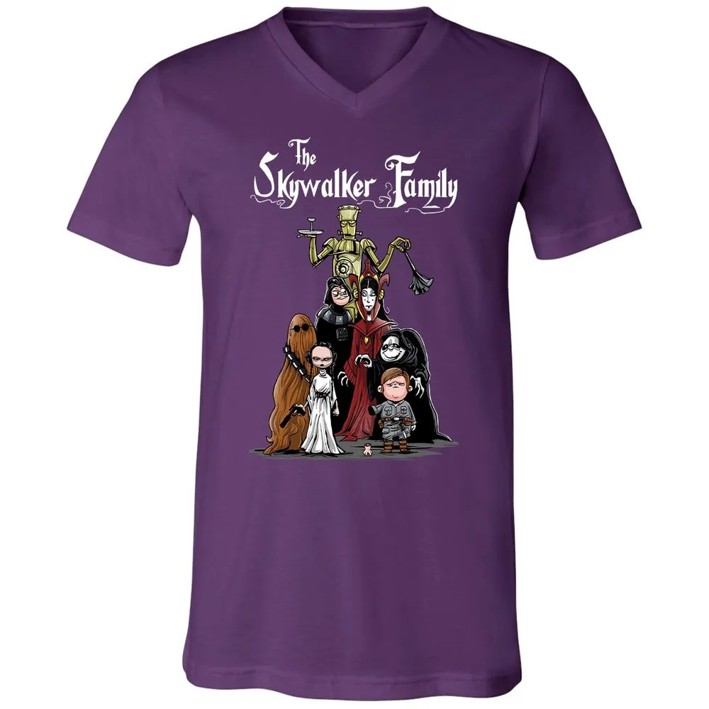 Unisex V-Neck T-Shirt - G32X6R1R - Team Purple - 9