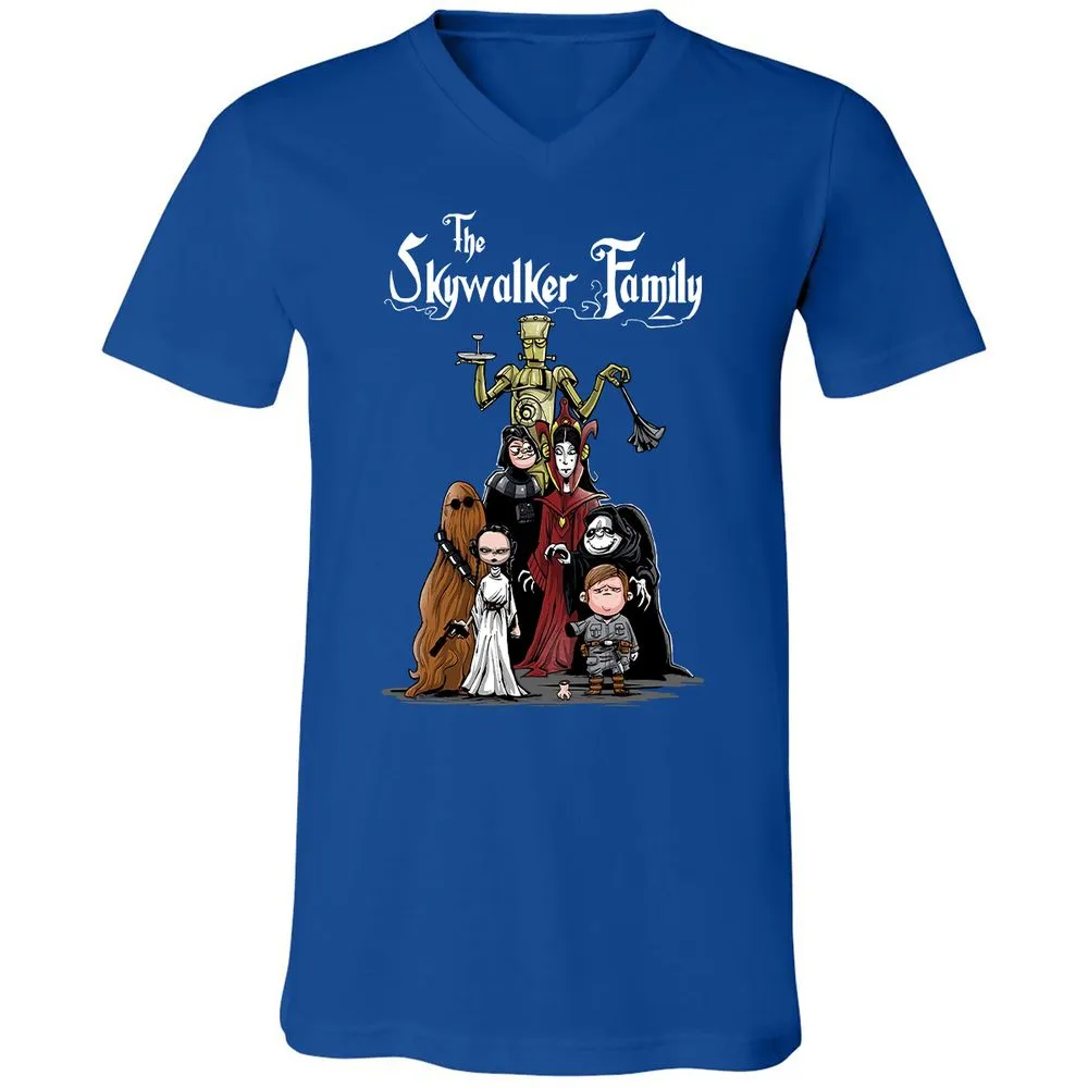 Unisex V-Neck T-Shirt - G32X6R1R - True Royal - 4