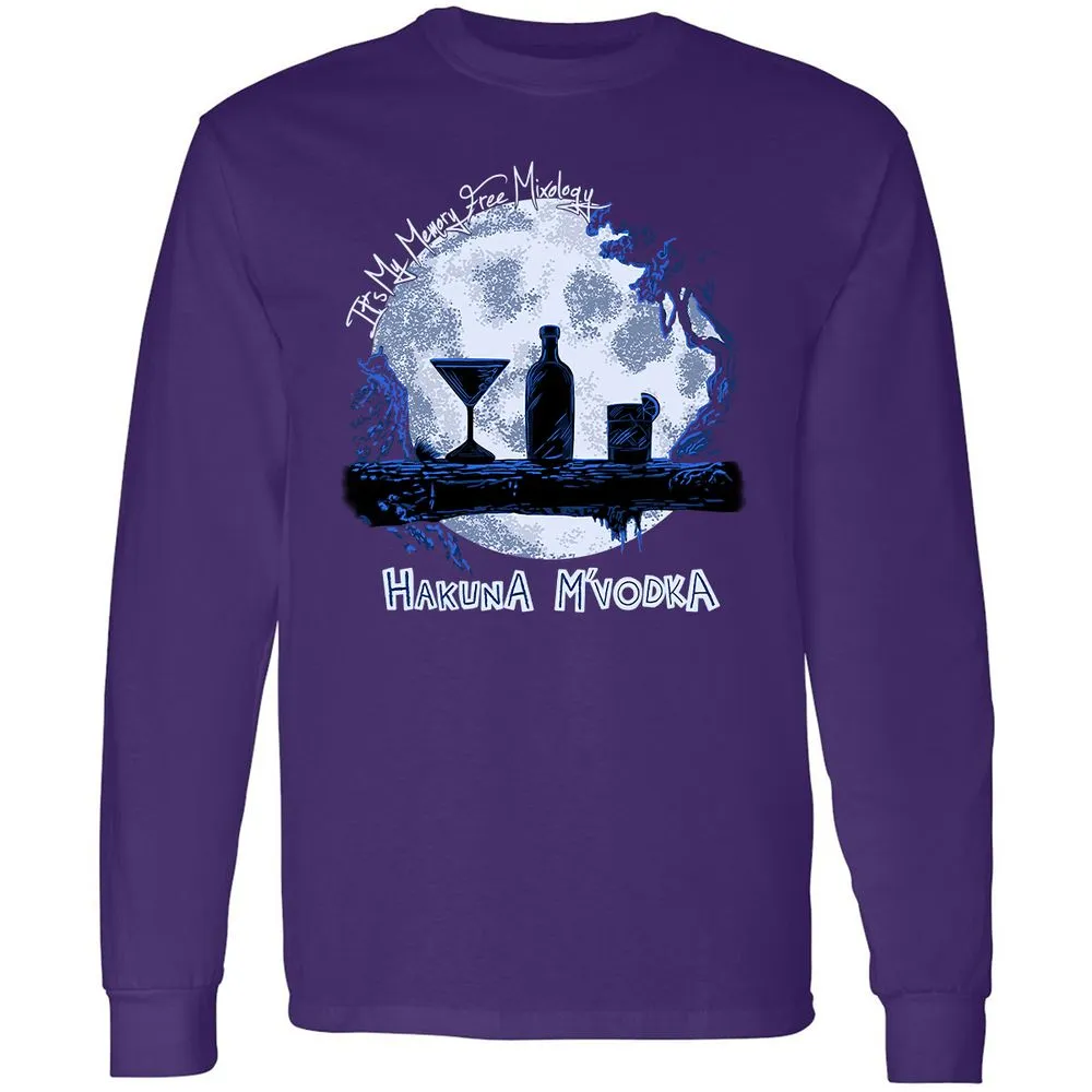 Long Sleeve T-Shirt - 6J982QUR - Purple - 13