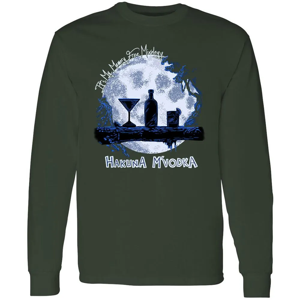Long Sleeve T-Shirt - 6J982QUR - Forest Green - 4