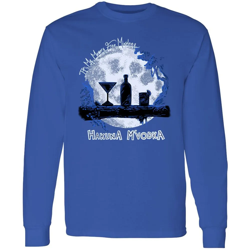 Long Sleeve T-Shirt - 6J982QUR - Royal - 8