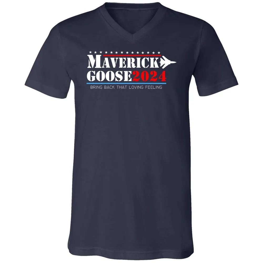 Unisex V-Neck T-Shirt - 48KBFBVS - Navy - 2