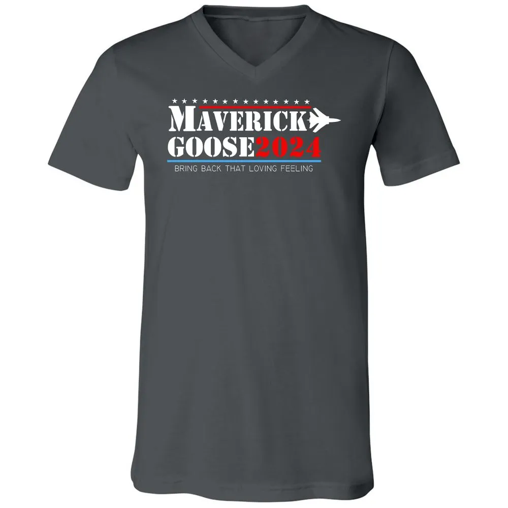 Unisex V-Neck T-Shirt - 48KBFBVS - Asphalt - 12
