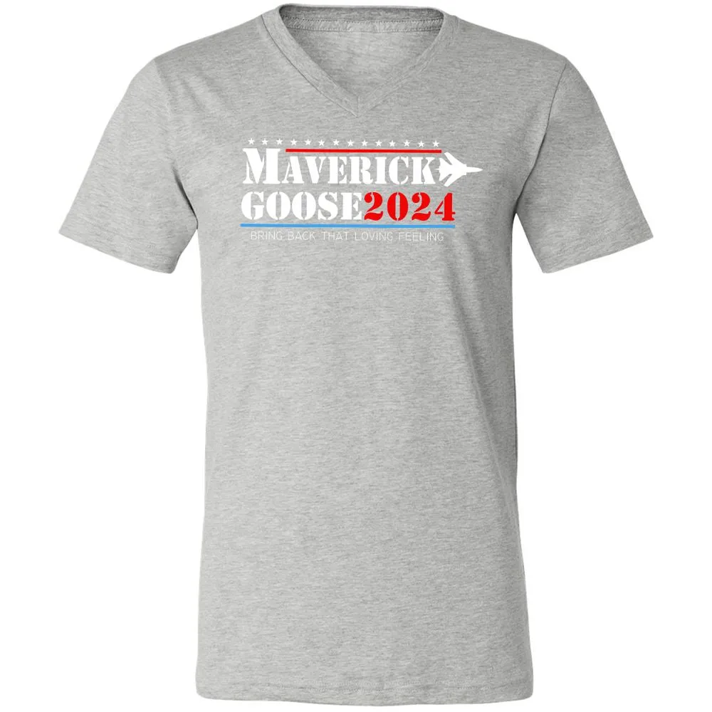 Unisex V-Neck T-Shirt - 48KBFBVS - Athletic Heather - 7