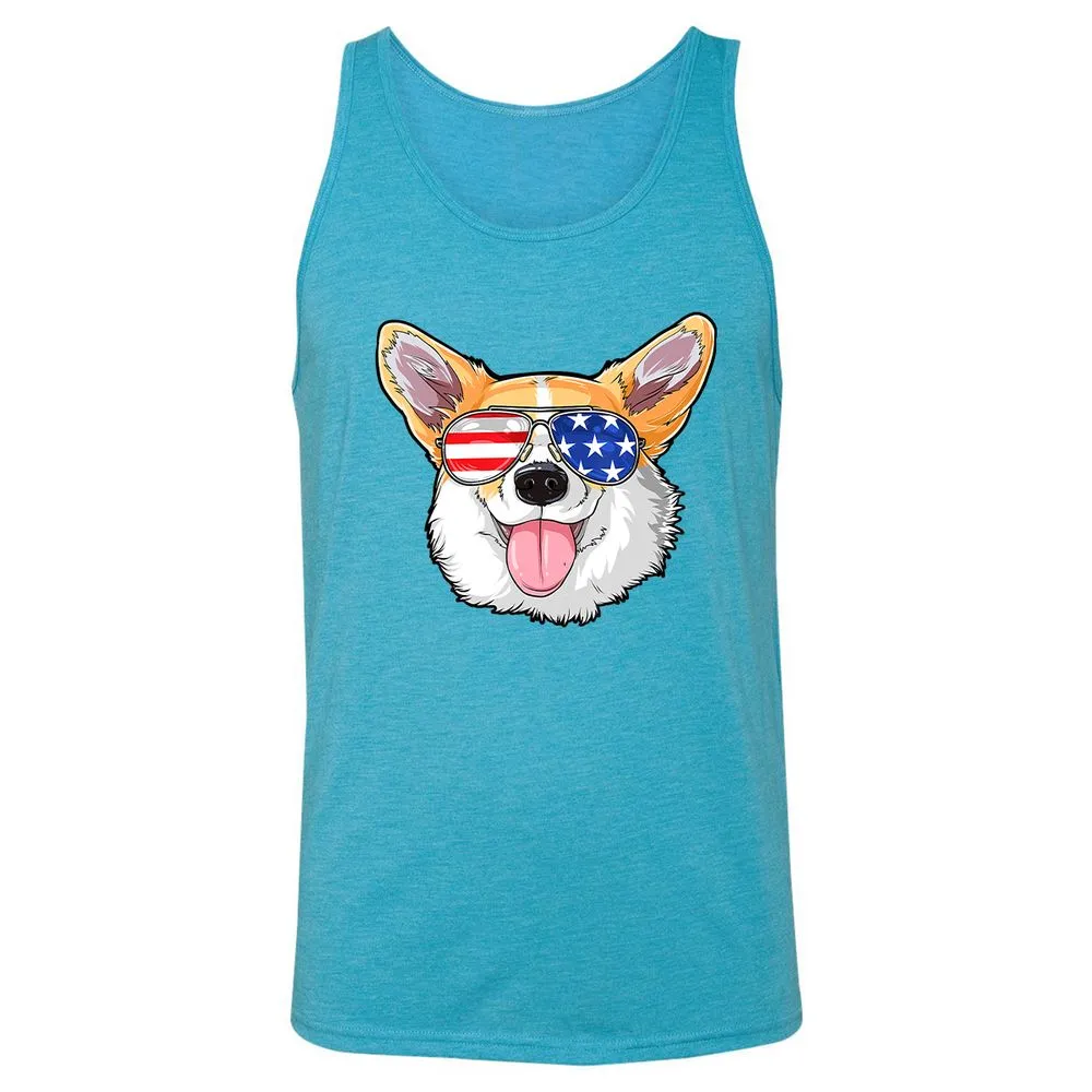 Unisex Jersey Tank - XBNHQ6JR - Aqua Triblend - 3