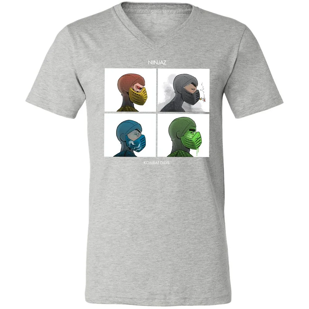 Unisex V-Neck T-Shirt - LQPZ49UY - Athletic Heather - 7