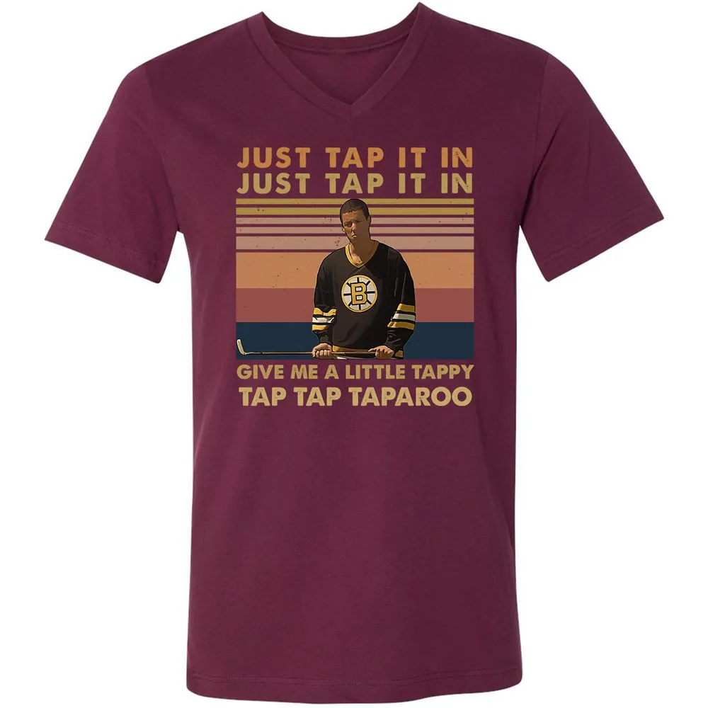 Unisex V-Neck T-Shirt - TKLYJJR4 - Maroon - 6