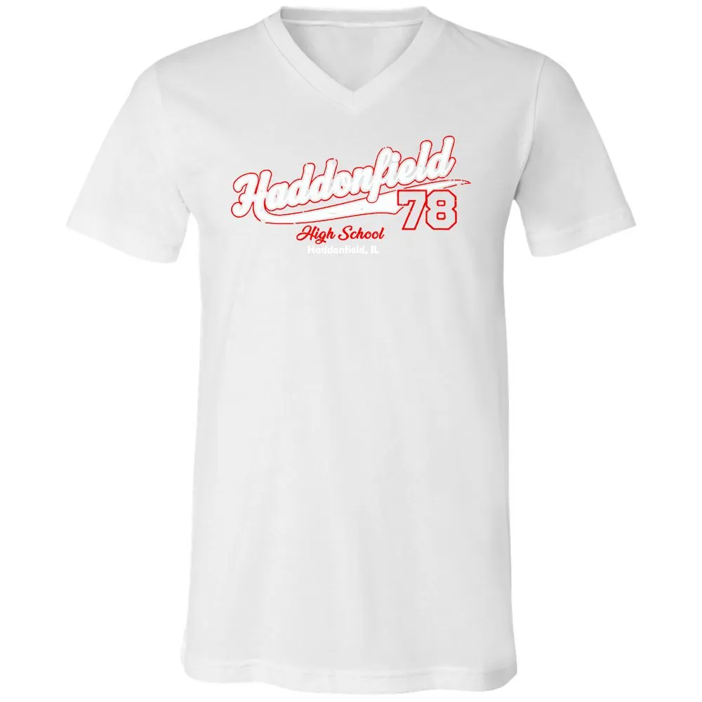 Unisex V-Neck T-Shirt - WZH3D2TD - White - 5