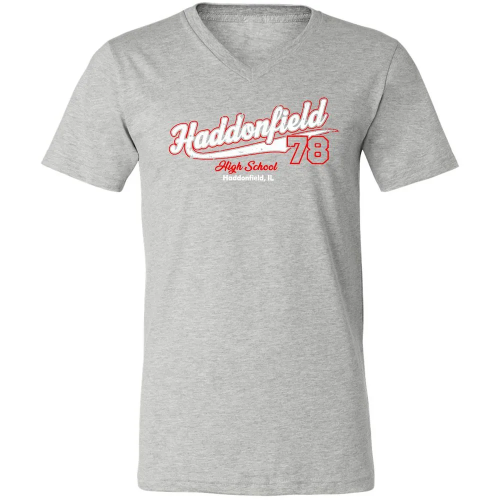 Unisex V-Neck T-Shirt - WZH3D2TD - Athletic Heather - 7