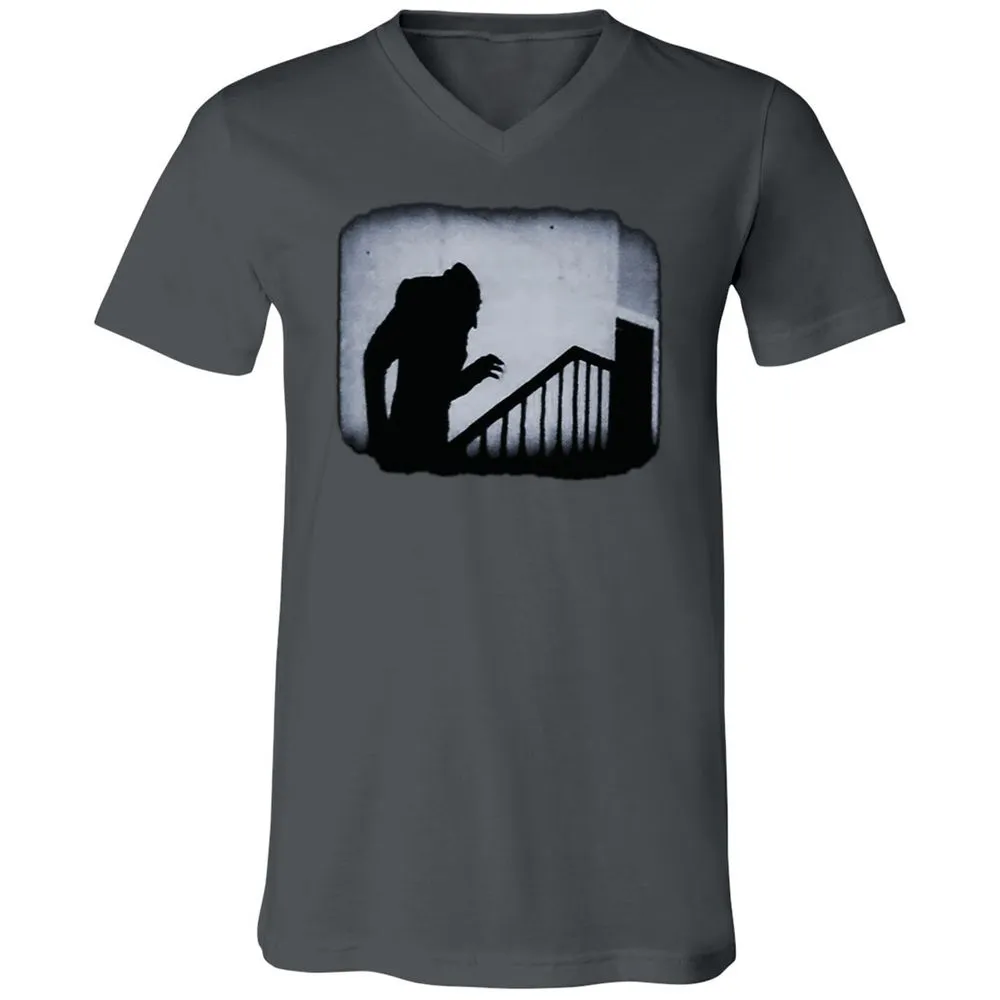 Unisex V-Neck T-Shirt - 2HDFAB66 - Asphalt - 12