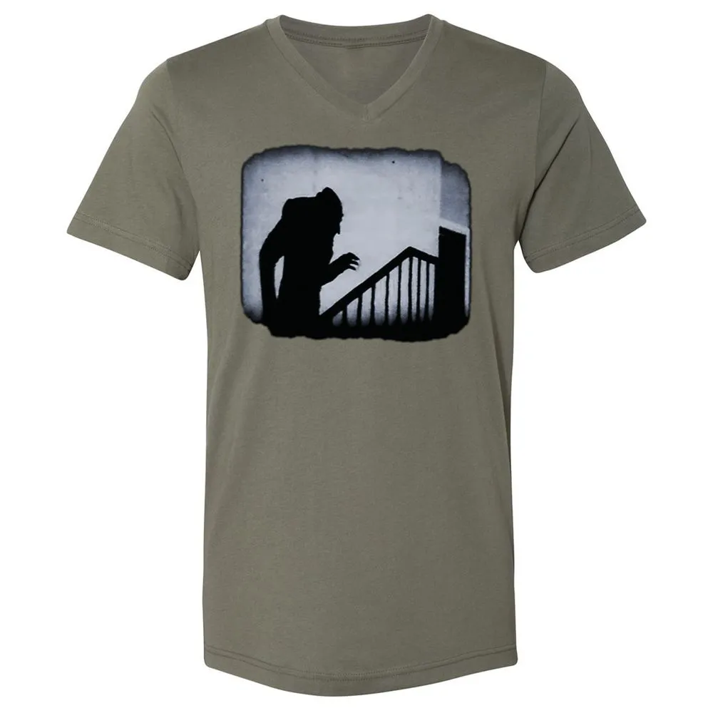 Unisex V-Neck T-Shirt - 2HDFAB66 - Military Green - 10