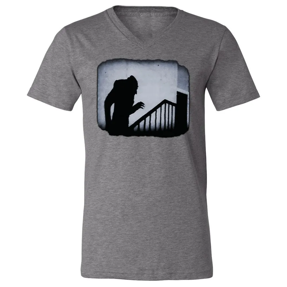 Unisex V-Neck T-Shirt - 2HDFAB66 - Deep Heather - 13