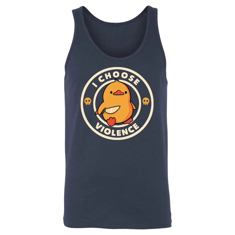 Unisex Jersey Tank - 4E5MSAJW - Navy - 2