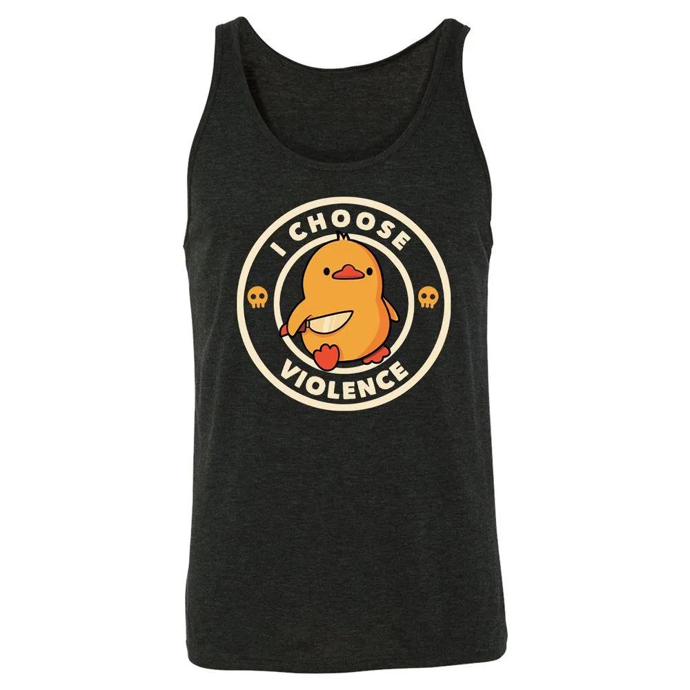 Unisex Jersey Tank - 4E5MSAJW - Charcoal Black Triblend - 5