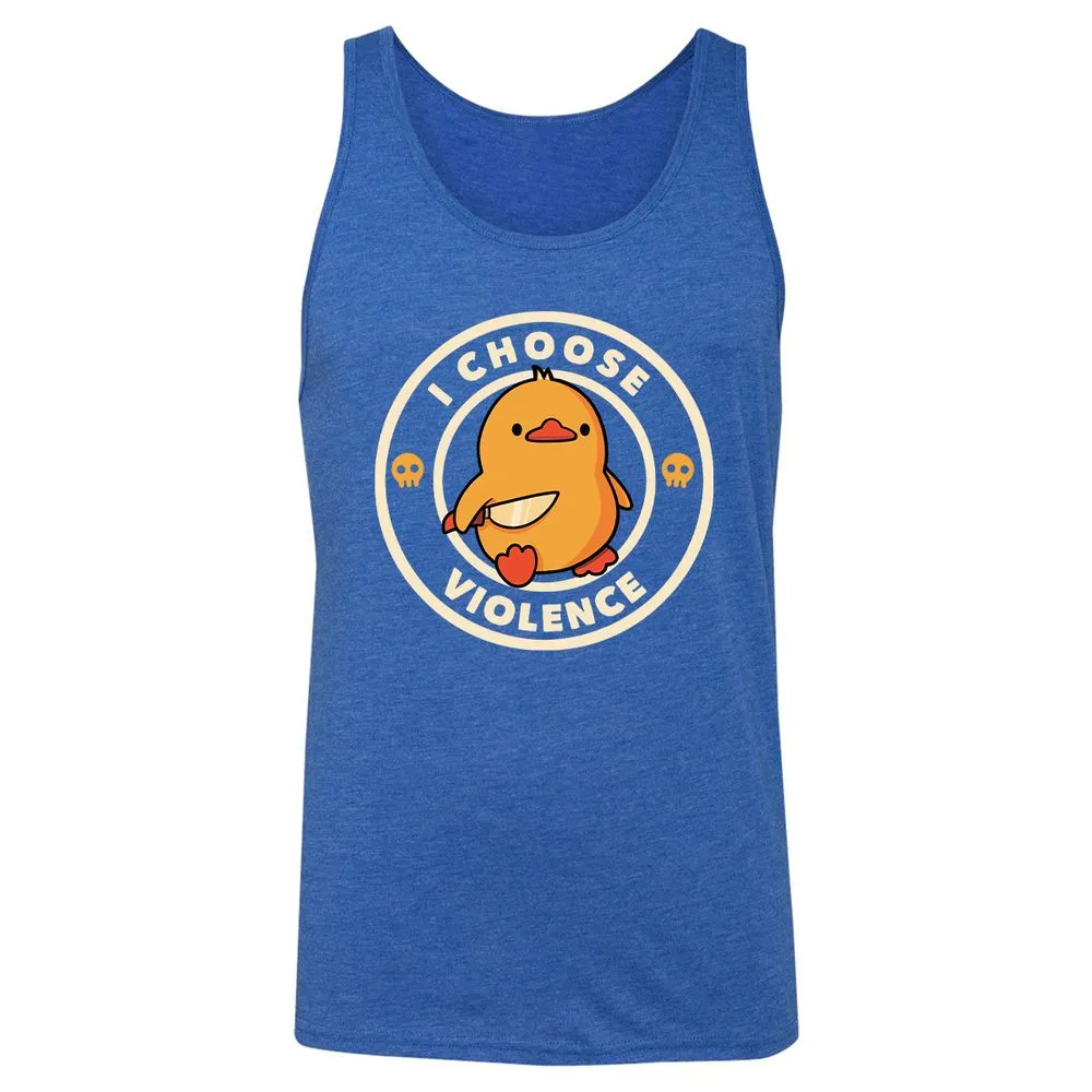 Unisex Jersey Tank - 4E5MSAJW - True Royal Triblend - 12