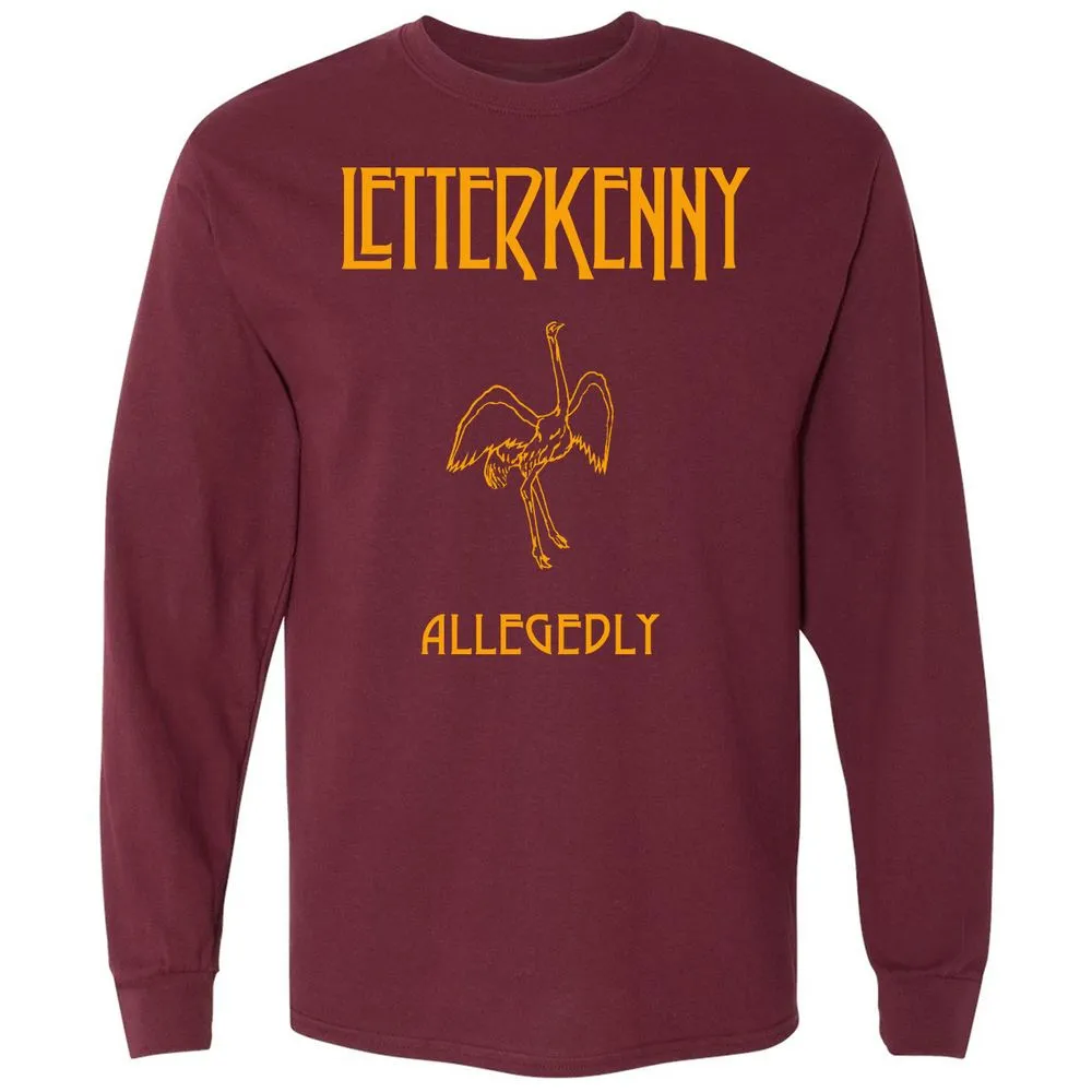 Long Sleeve T-Shirt - 9A6868TM - Maroon - 11