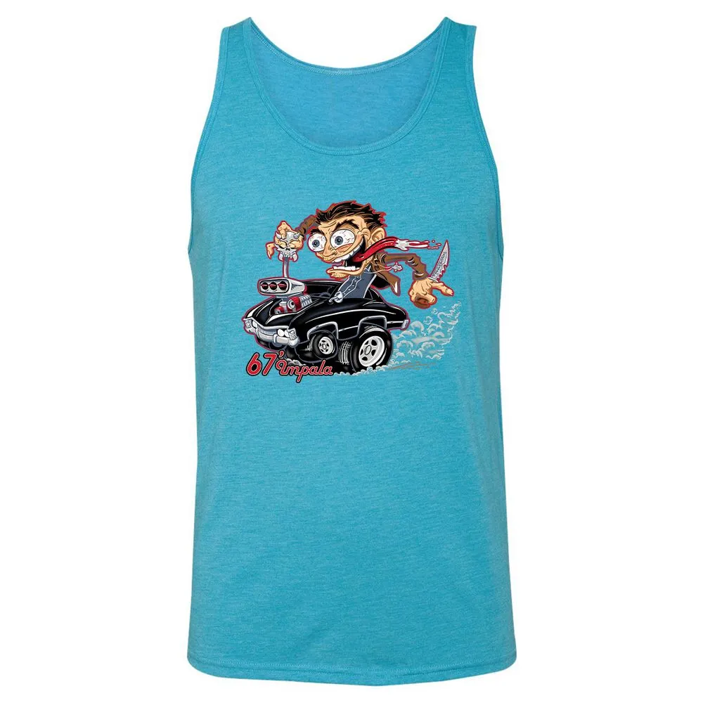 Unisex Jersey Tank - DVKAE19T - Aqua Triblend - 3