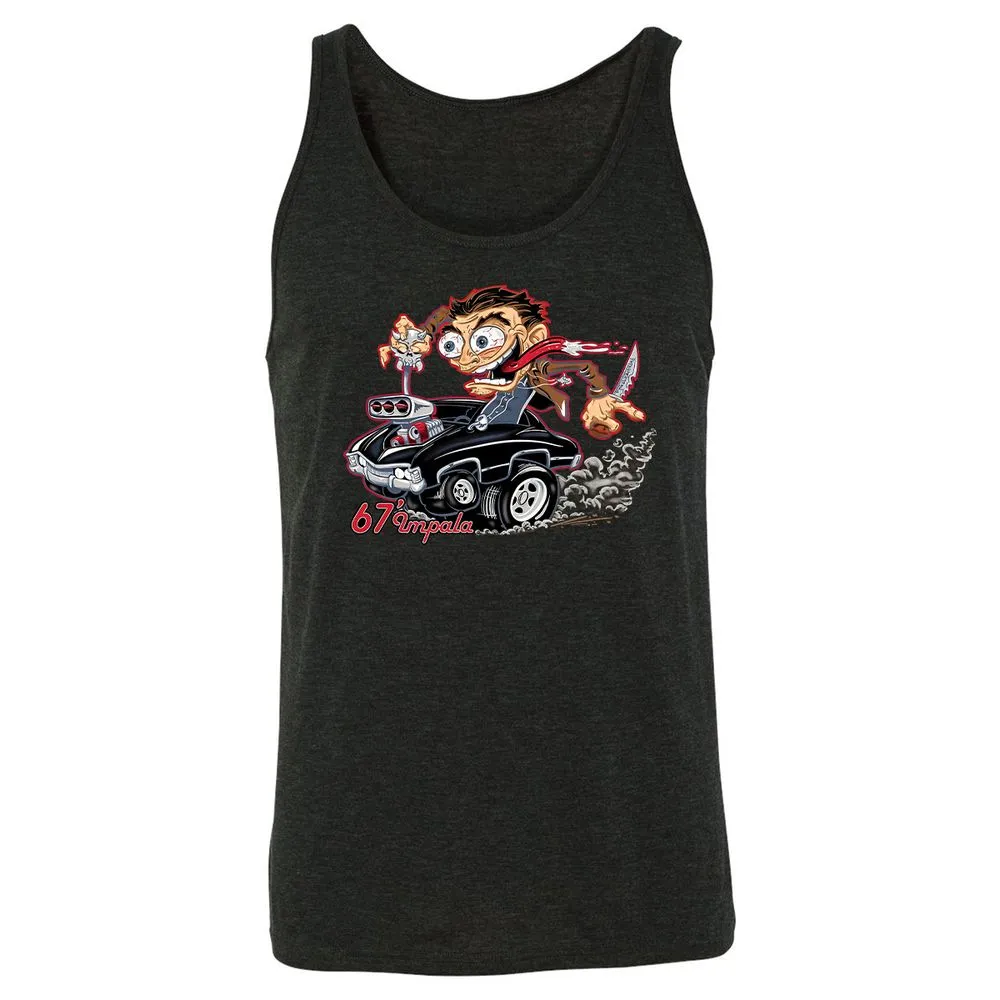 Unisex Jersey Tank - DVKAE19T - Charcoal Black Triblend - 5