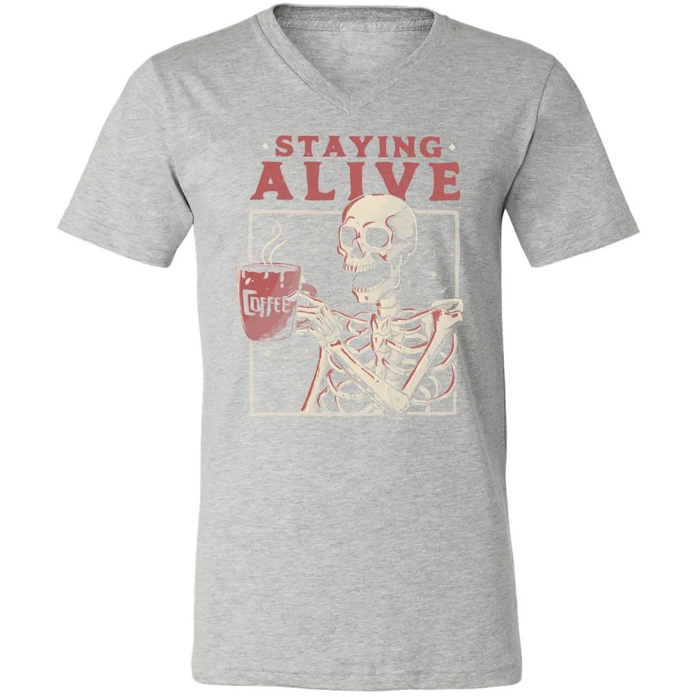 Unisex V-Neck T-Shirt - TX71E3UX - Athletic Heather - 7