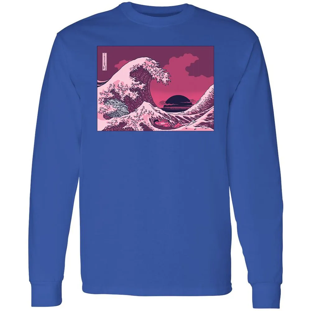 Long Sleeve T-Shirt - 4TNTMYQ7 - Royal - 8