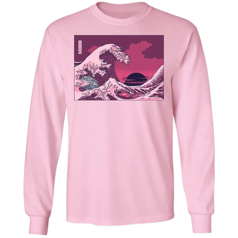 Long Sleeve T-Shirt - 4TNTMYQ7 - Light Pink - 3