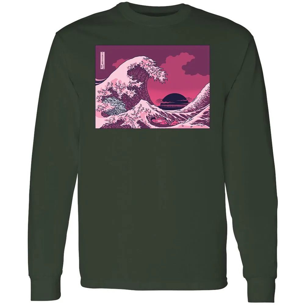 Long Sleeve T-Shirt - 4TNTMYQ7 - Forest Green - 4