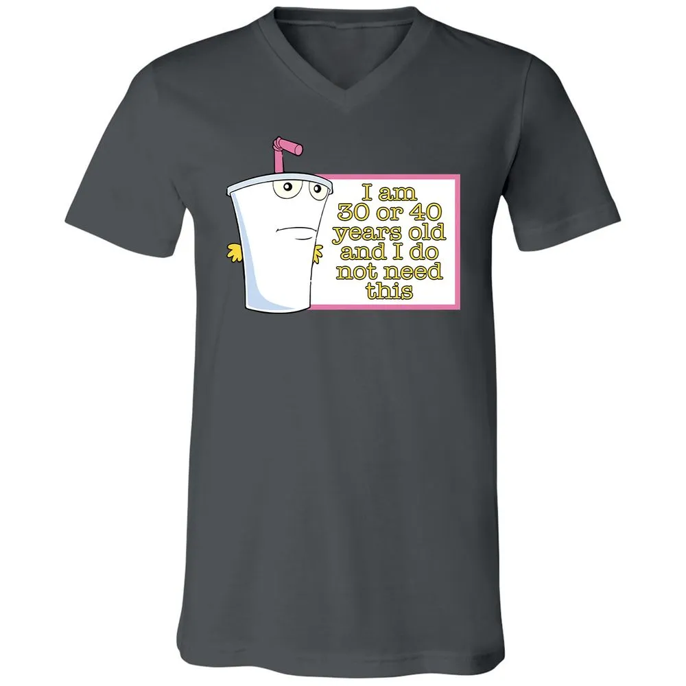 Unisex V-Neck T-Shirt - X66FUA8P - Asphalt - 12