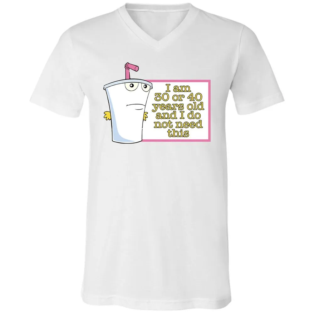 Unisex V-Neck T-Shirt - X66FUA8P - White - 5