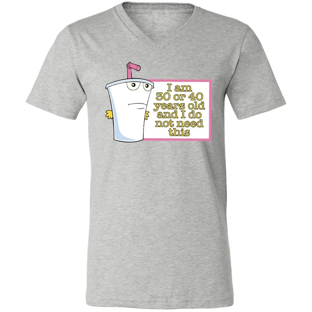 Unisex V-Neck T-Shirt - X66FUA8P - Athletic Heather - 7