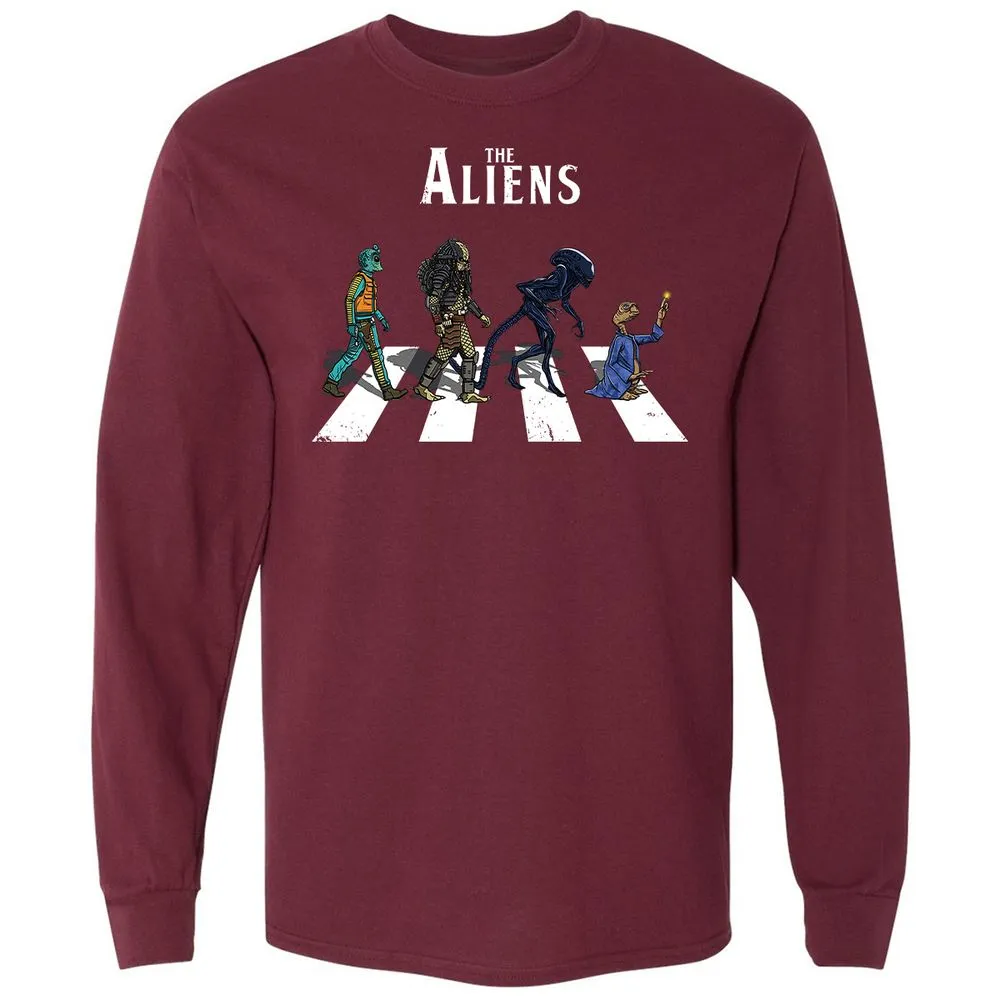 Long Sleeve T-Shirt - 31XKTG31 - Maroon - 11