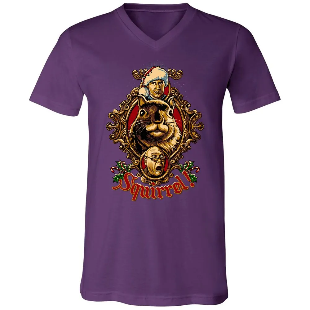 Unisex V-Neck T-Shirt - 2XASG4Y5 - Team Purple - 9