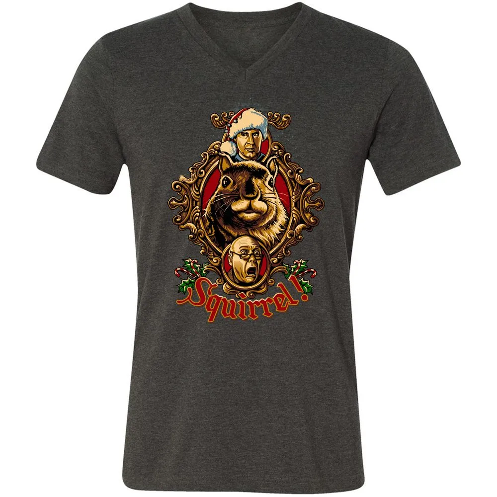 Unisex V-Neck T-Shirt - 2XASG4Y5 - Dark Grey Heather - 8