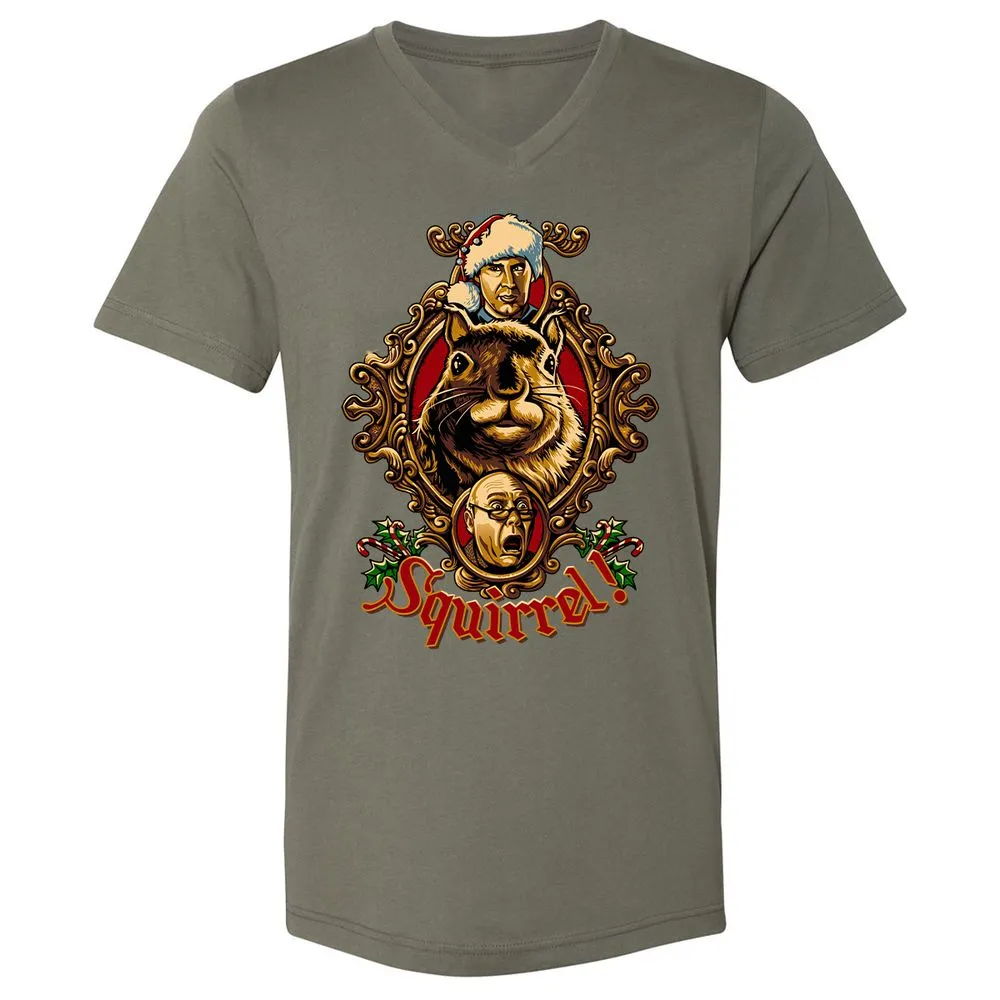 Unisex V-Neck T-Shirt - 2XASG4Y5 - Military Green - 10