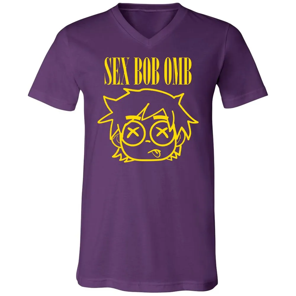 Unisex V-Neck T-Shirt - RTYA94CW - Team Purple - 9