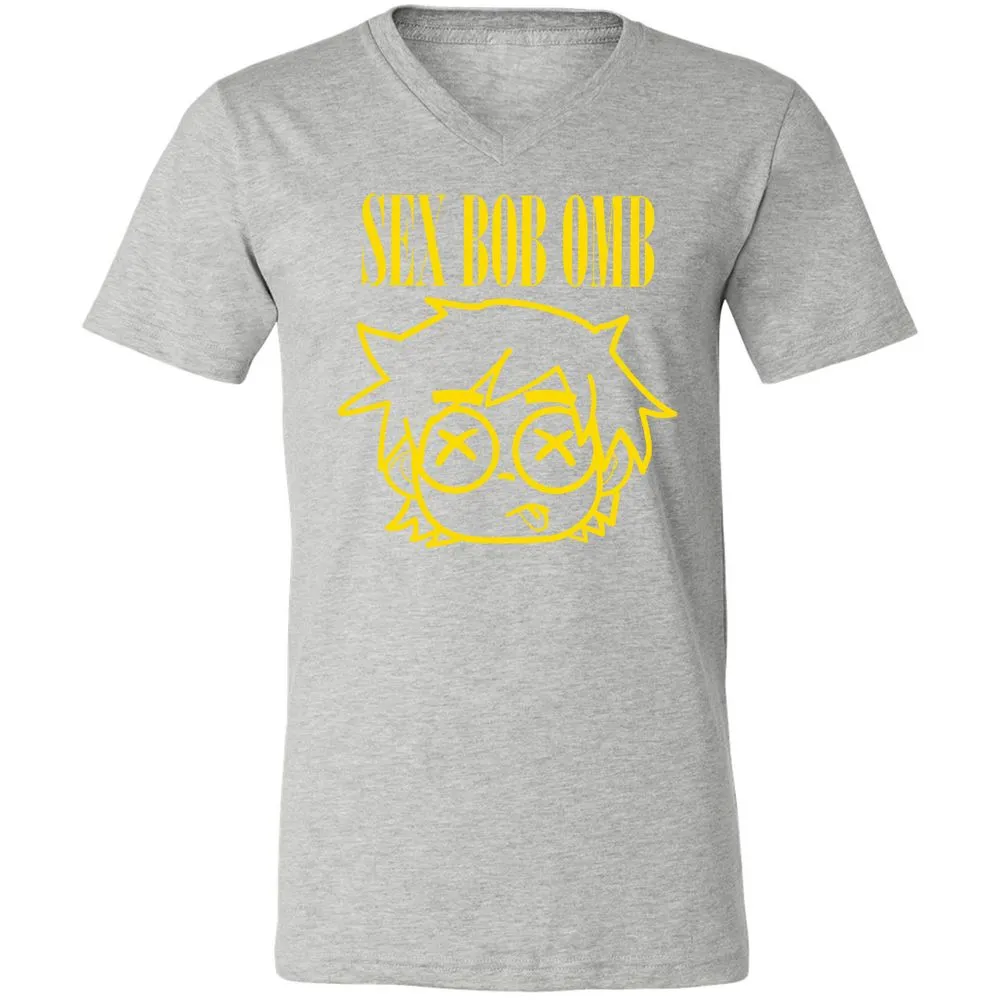 Unisex V-Neck T-Shirt - RTYA94CW - Athletic Heather - 7