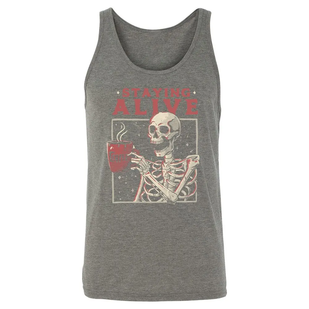 Unisex Jersey Tank - 6GQYN66S - Grey Triblend - 8
