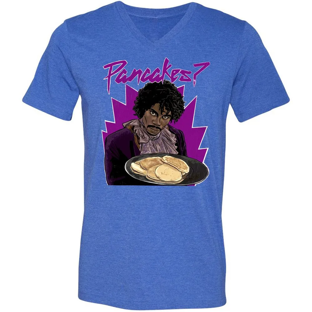 Unisex V-Neck T-Shirt - HR477FAL - Heather True Royal - 14