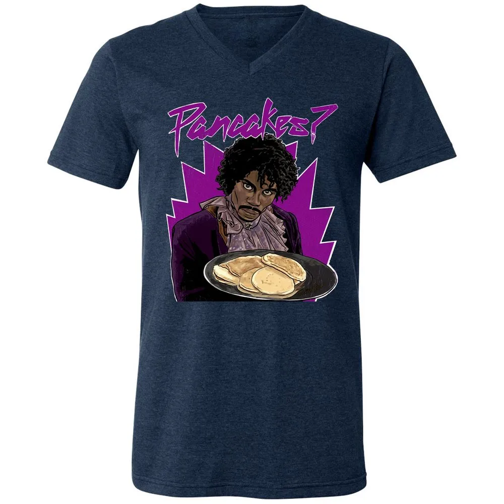 Unisex V-Neck T-Shirt - HR477FAL - Heather Navy - 15