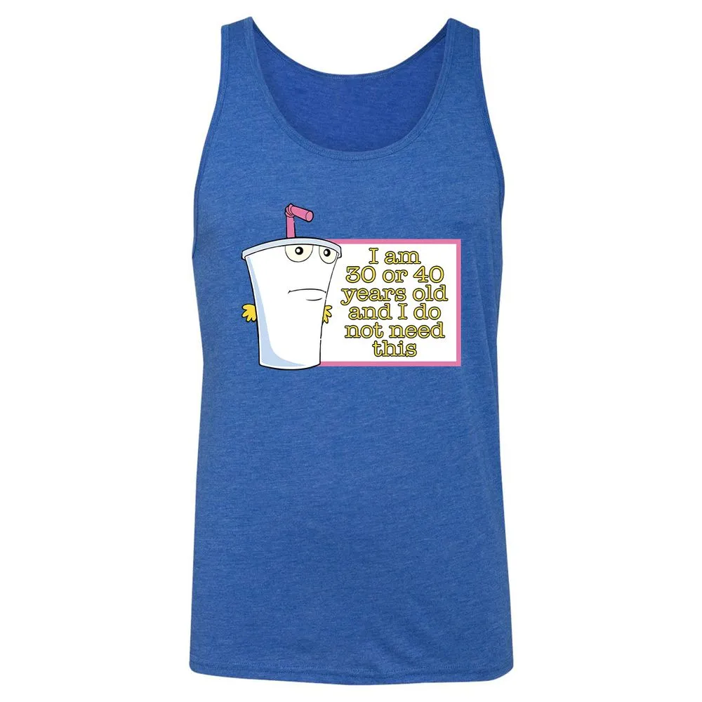 Unisex Jersey Tank - CJVKK1FN - True Royal Triblend - 12