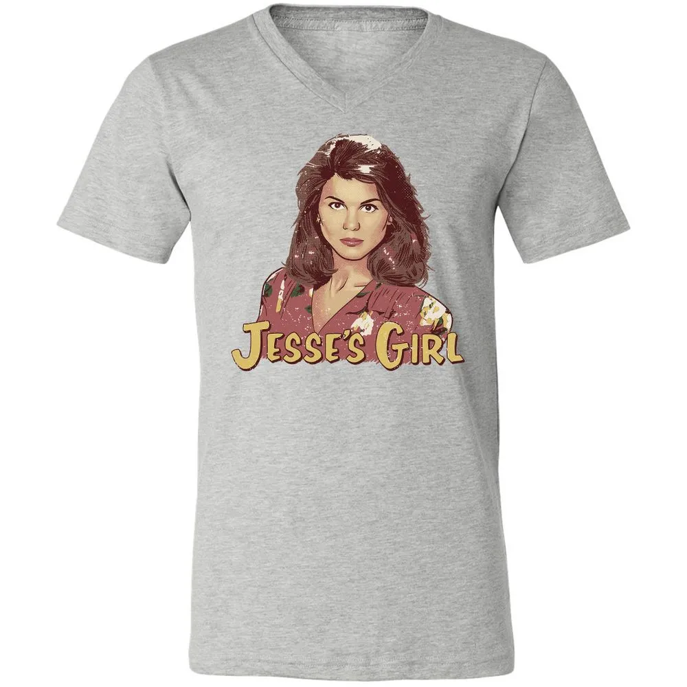 Unisex V-Neck T-Shirt - 6N1RHJH5 - Athletic Heather - 7