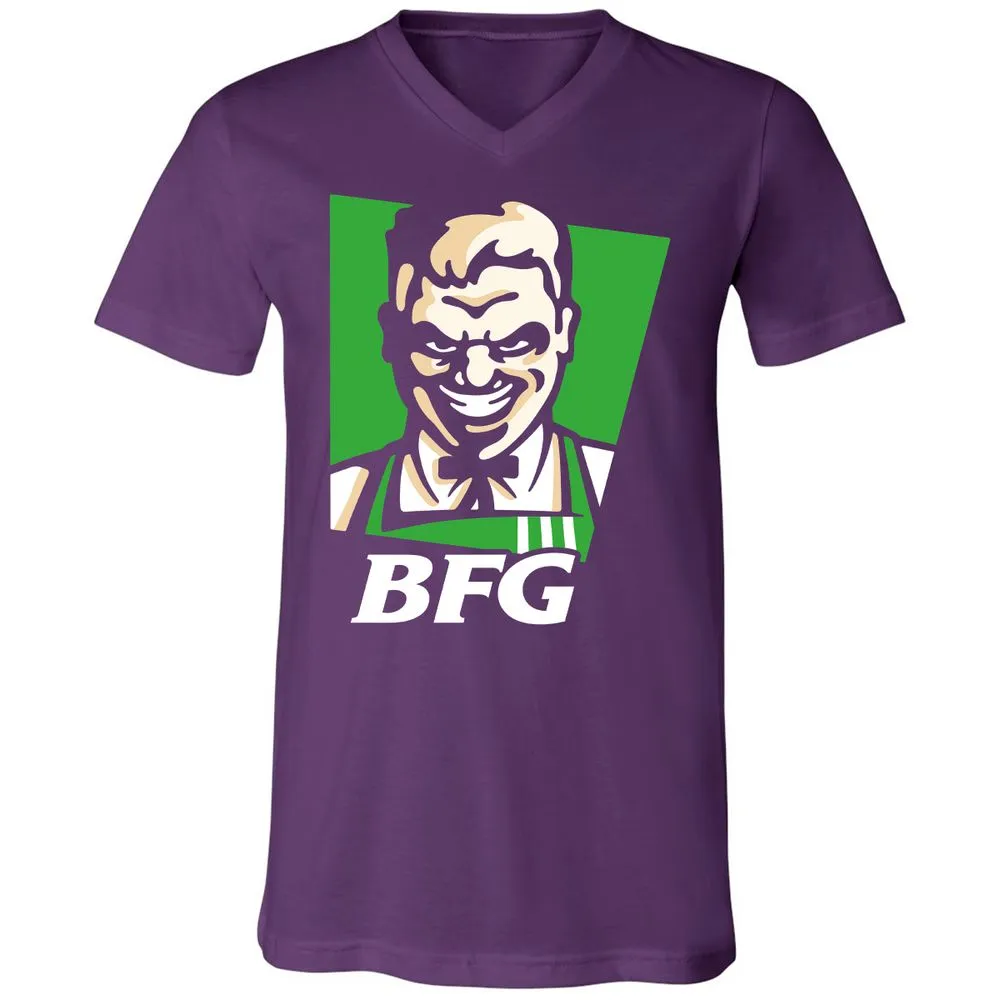 Unisex V-Neck T-Shirt - J2GAY3K6 - Team Purple - 9