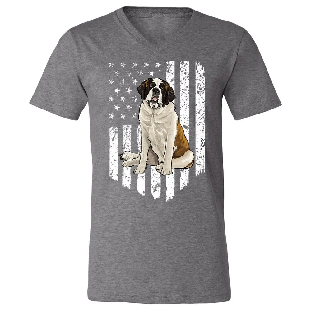 Unisex V-Neck T-Shirt - JVWBP7RT - Deep Heather - 13