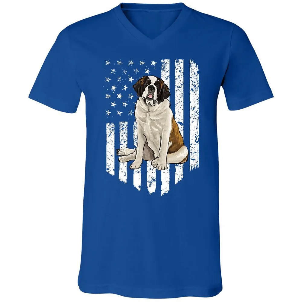 Unisex V-Neck T-Shirt - JVWBP7RT - True Royal - 4