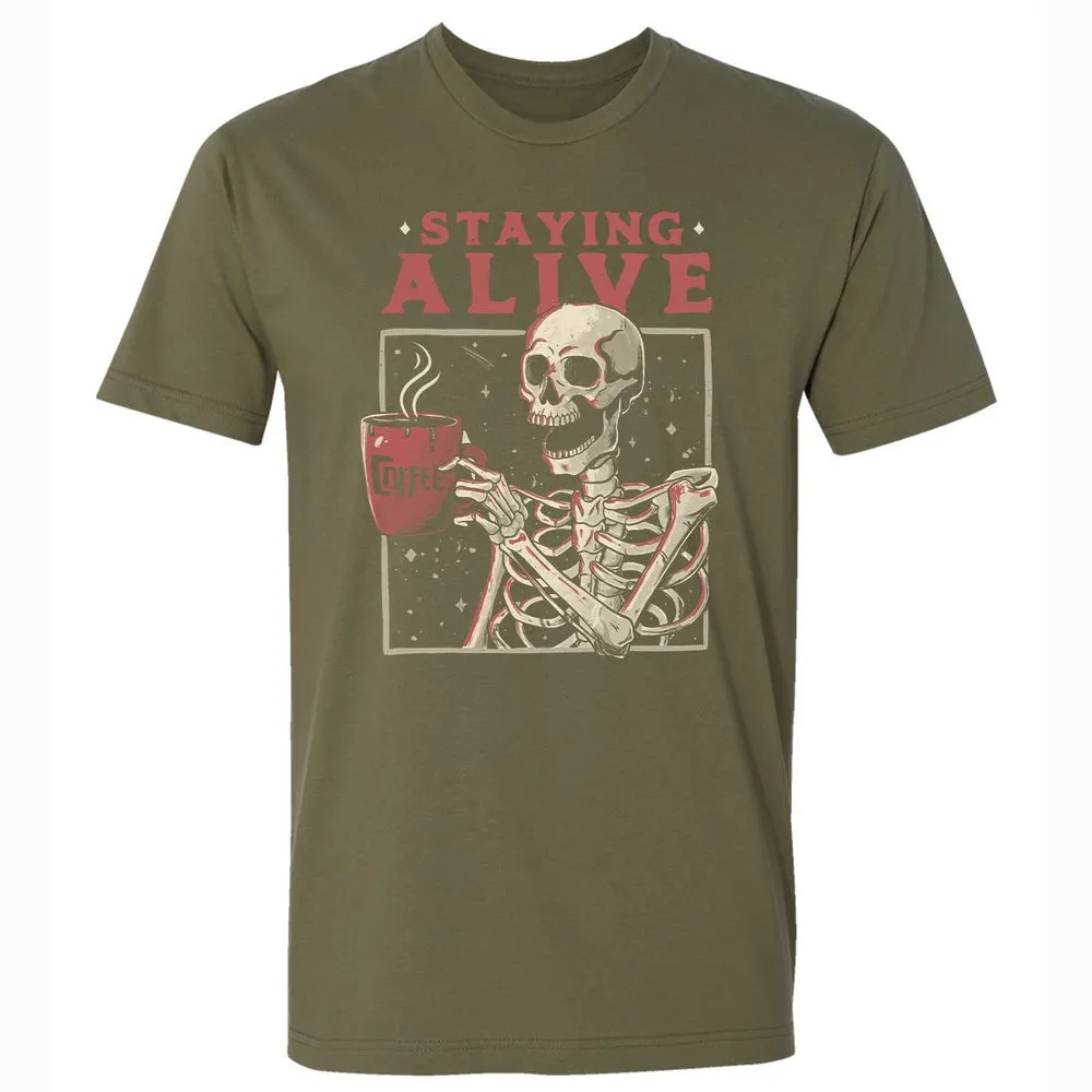 Premium Unisex T-Shirt - 7EC4NNKS - Military Green - 5