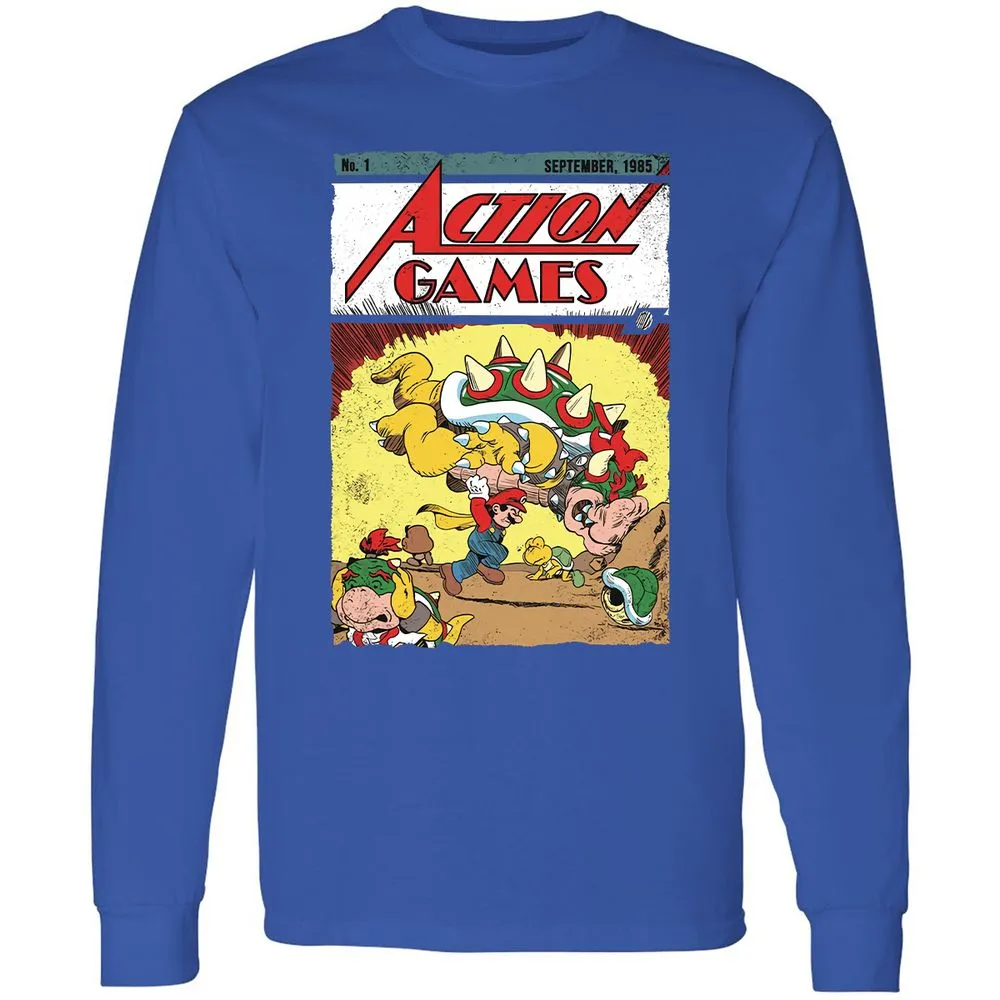 Long Sleeve T-Shirt - 5478ER9S - Royal - 8