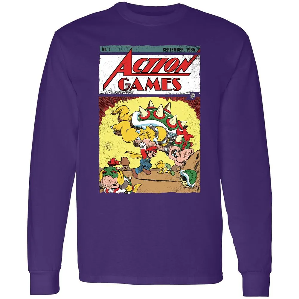 Long Sleeve T-Shirt - 5478ER9S - Purple - 13